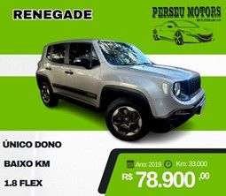 Jeep Renegade 1.8 16V 4P FLEX AUTOMTICO Flex 2019