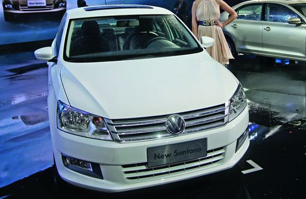 Novo Santana 2013 - Volkswagen lana comercial do carro na China