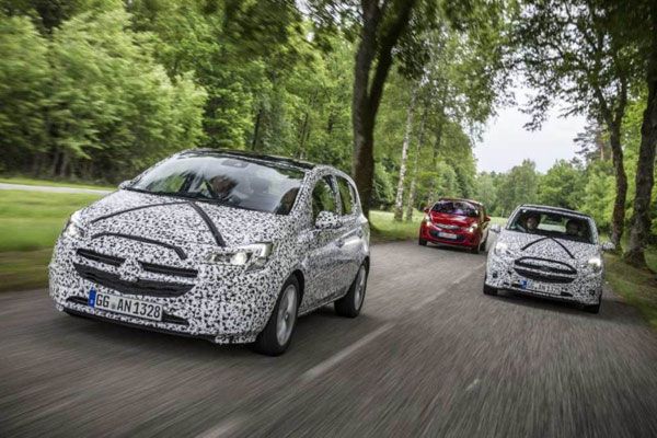 Novo Opel Corsa 2015 - Fotos e vdeo do flagra oficial do modelo