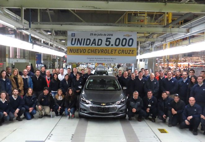 Novo Chevrolet Cruze. - j chega a 5 mil unidades produzidas na Argentina.